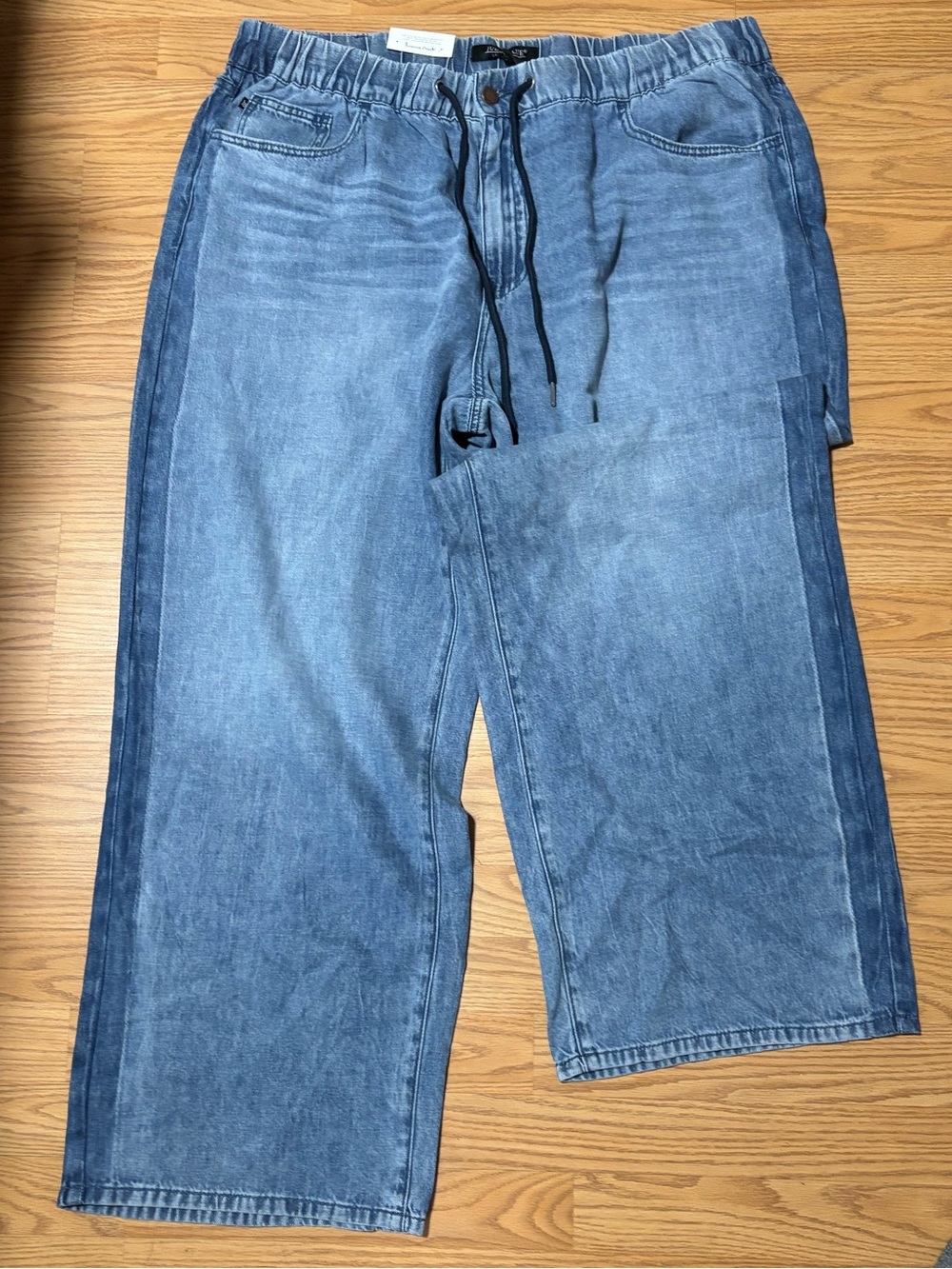 Women’s Judy blue drawstring wide leg jeans